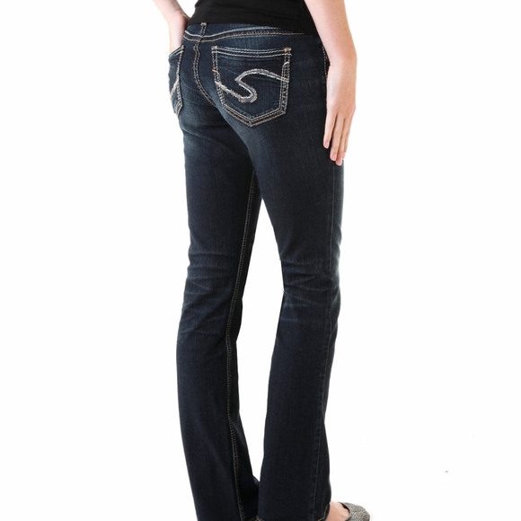 Silver Jeans Suki Bootcut Dark Wash Y2K Western